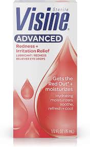 Visine Advanced Redness And Irritation Eye Relief Drops, 0.5 Fl Oz