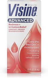 Visine Advanced Redness And Irritation Eye Relief Drops, 0.5 Fl Oz