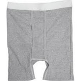 Options Mens' Brief With Built-in Barrier/support, Light Gray, Left Stoma, 3x-large