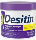 Desitin Maximum Strength Paste diaper rash ointment 1 lb container with purple lid