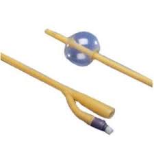 Cysto-care Folysil Coude 2-way Silicone Foley Catheter 24 Fr 15 Cc