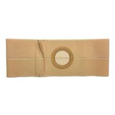 Nu-form Beige Support Belt 3" Center Belt Ring 3" Wide 32" - 35" Waist Medium, Regular Elastic