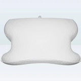 Ergonomic orthopedic pillow with contoured design for neck and spine support
