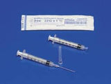 Monoject Soft Pack 3 Ml Syringe With Standard Hypodermic Needle 23g X 1" (100 Count)