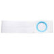 White medical incontinence pad with blue absorbent core, home healthcare supply