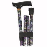Folding Travel Cane With Fritz Handle, Butterfly