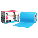 Rocktape Mini Big Daddy Kinesiology Tape, 4" X 16.4' Roll, Medical, Electic Blue