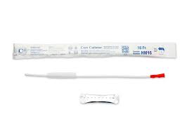 Hydrophilic Cure Catheter, 16" Male, Straight Tip, 16 Fr