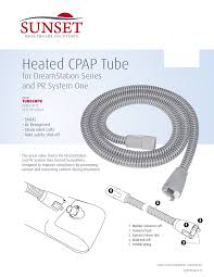 Sunset Healthcare Heated Cpap Tube For Dreamstation, Dreamstation 2, And Pr System One