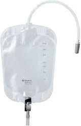 Conveen Security + Leg Bag Levered Opening, Non-latex Straps, 6 Cm Tubing, Sterile, 34 Oz, 1000 Ml
