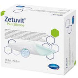 Zetuvit Plus Silicone Non Border Superabsorbent Dressing, 4" X 8"