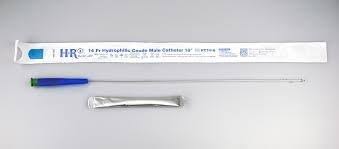 Trucath Hydrophilic Coude Catheter With Water Bag And Touch Free Sleeve, 14fr, 16"