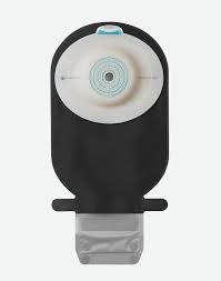 Sensura Mio 1-piece Easiclose Wide Outlet, Deep Convex, Maxi, Black With Window, With Filter, Cut-to-fit, 5/8 - 1 5/16" (15-33mm)