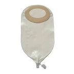 ostomy bag with flange and drain, medical supply for stoma care