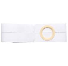 Special 8" Left, White, Cool Comfort, Nu-form Belt, Large, Custom: 2-3/4" Belt Ring Placed 1" From Top
