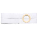 Special 8" Left, White, Cool Comfort, Nu-form Belt, Large, Custom: 2-3/4" Belt Ring Placed 1" From Top