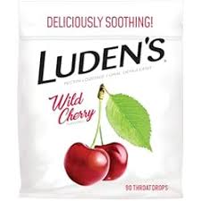 Luden's Wild Cherry Throat Drops, 90 Ct.