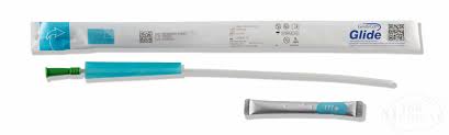 Gentlecath Glide Hydrophilic Urinary Intermittent Straight Catheter 8 Fr Male 16"