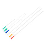 Medline Clear Vinyl Intermittent Catheter, 12 Fr, 6"
