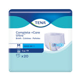 TENA Complete +Care Ultra Incontinence Brief, Moderate Absorbency, Unisex, Medium, 32" - 44"