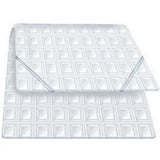 Disposable absorbent underpad for medical use, white with quilted pattern
