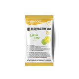 Isovactin AA Lemon Lime Plus medical nutrition powder single-serve packet with citrus image