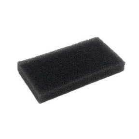 Rectangular black replacement filter pad for medical equipment or air purifiers