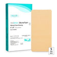 MedVance silicone foam dressing 4x8 inch, 5 per box, wound care medical supply product.