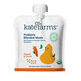 Pouch of pediatric blended meals featuring butternut squash and carrot, single-serve pack.