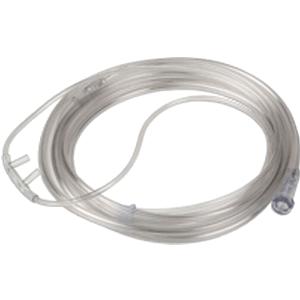 Clear oxygen nasal cannula tubing for home medical respiratory use