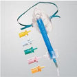 Oxygen mask with adjustable colored valves for respiratory therapy and medical use