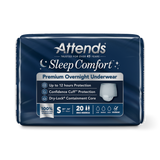 Attends Sleep Comfort™ Premium Overnight Underwear, Small