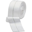 White medical adhesive tape roll with guideline, home medical supply