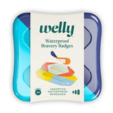 Welly waterproof assorted bandages in colorful tin container, 39 count, home medical supplies