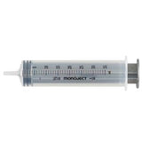 Monoject 35ml disposable medical syringe with clear barrel and measurement markings