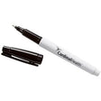 Black fine tip medical marker with removable cap, white barrel labeled Cardinal Health
