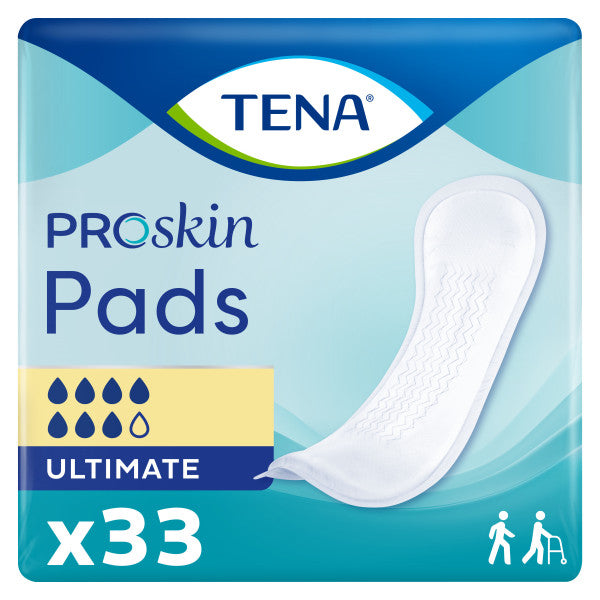 TENA ProSkin Ultimate Bladder Leakage Pad for Women, Heavy Absorbency, 16"
