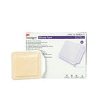 Silicone foam wound dressing with packaging, medical absorbent bandage pad