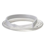 Coiled clear medical tubing for home medical supplies and oxygen therapy