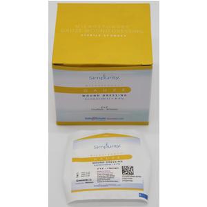 Simpurity silicone foam dressing box and single packaged wound dressing, medical supplies