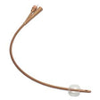latex Foley catheter with balloon tip for urinary drainage