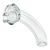 Transparent curved medical tube attachment for home health equipment
