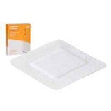 Sterile adhesive wound dressing pad with packaging, used for medical wound care