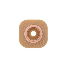 Adhesive ostomy barrier with pre-cut stoma opening, medical supply for ostomy care