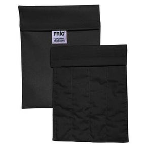 Black FRIO cooling bags for medical supplies, insulated medication storage pouches
