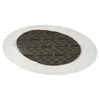 Adhesive hydrocolloid barrier seal for ostomy or wound care on white background