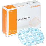 Opsite Post-Op sterile wound dressing box and individual transparent adhesive bandage