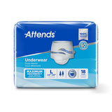Attends Underwear, Maximum Absorbency, Large