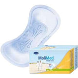 Incontinence pad with MoliMed Premium packaging, home medical supply product