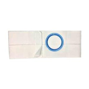 Disposable ostomy bag filter patch with adhesive and blue ring for medical use
